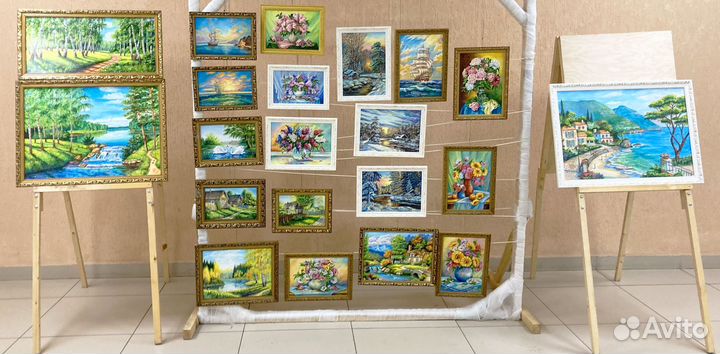 Картины акрилом 