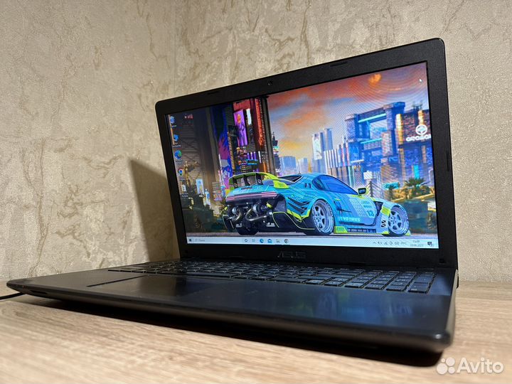 Мощный ноутбук Asus 256GB/HDD/4GB