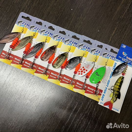 Набор блесен вертушек mepps 12 шт №2