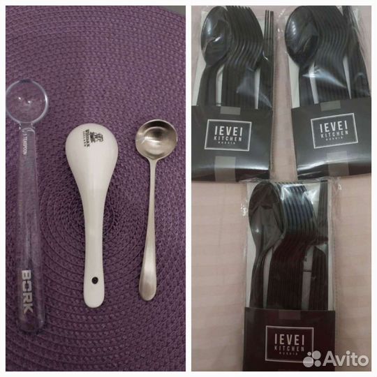 Разовые столовые приборы и ложки для меда