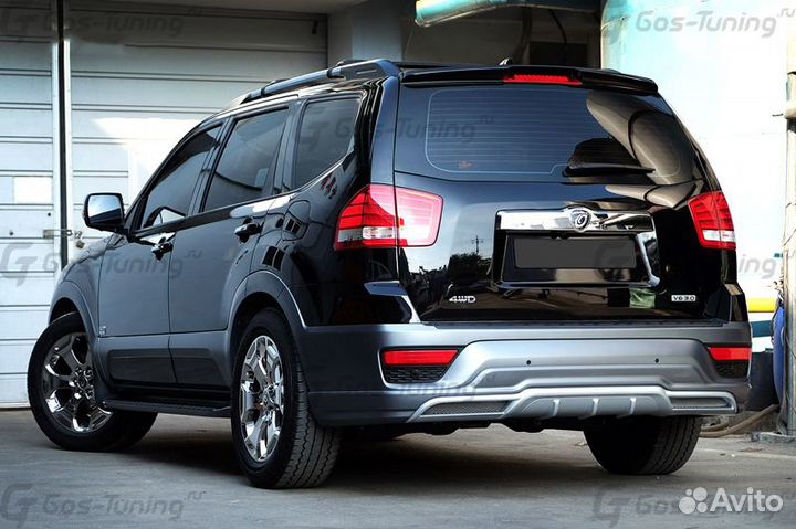 Накладка заднего бампера KIA Mohave Borrego 2016