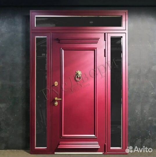 Уличная металлическая входная дверь для дома