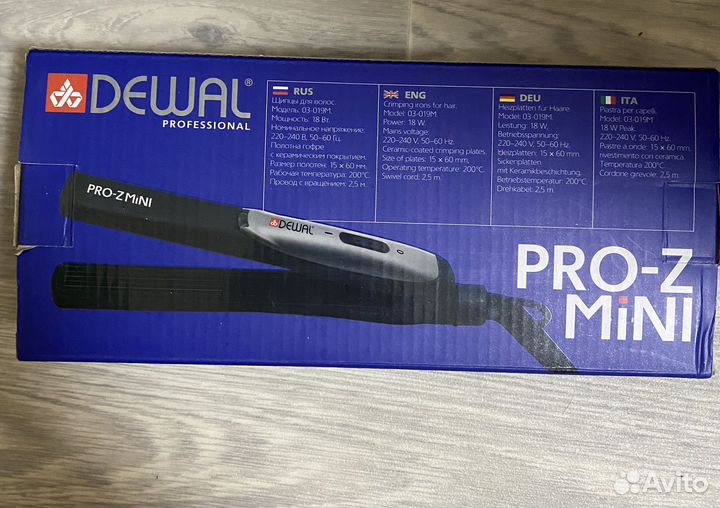 Щипцы для волос PRO-Z Mini (dewal professional)