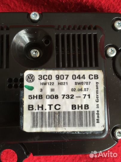 Переключатель обогрева VW Audi skoda