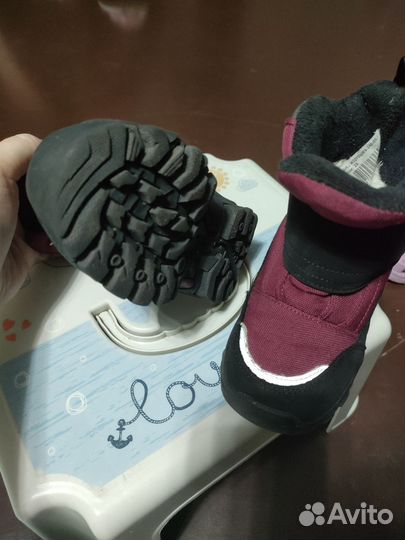 Ботинки зимние для девочки 23 tombi