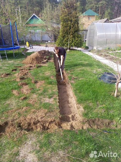Благоустройство садовых участков, земляные работы