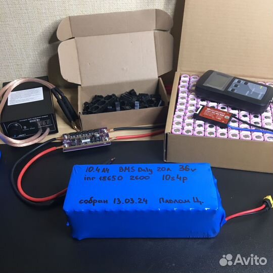 Сборка аккумуляторов из ячеек 18650