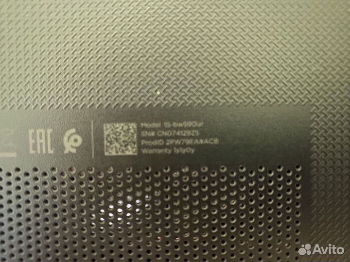 HP 15-bw590ur на запчасти