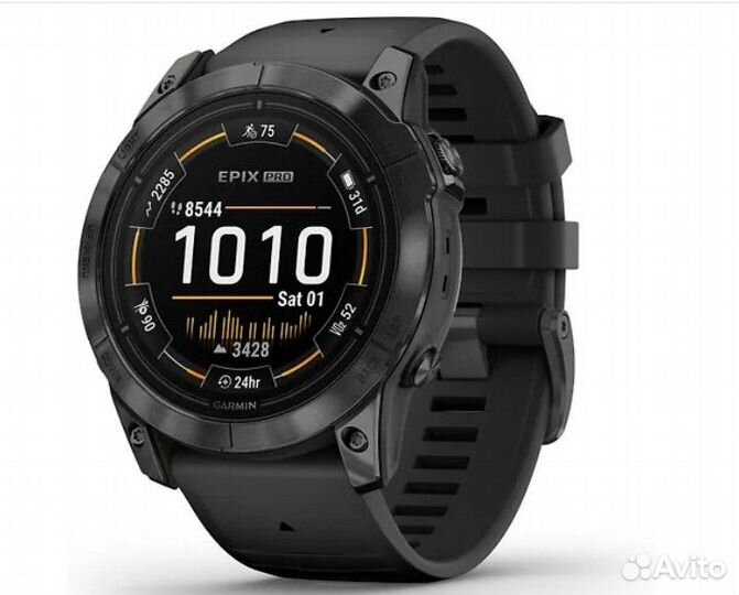 Garmin Epix Pro - спортивные часы, 51 мм, черные