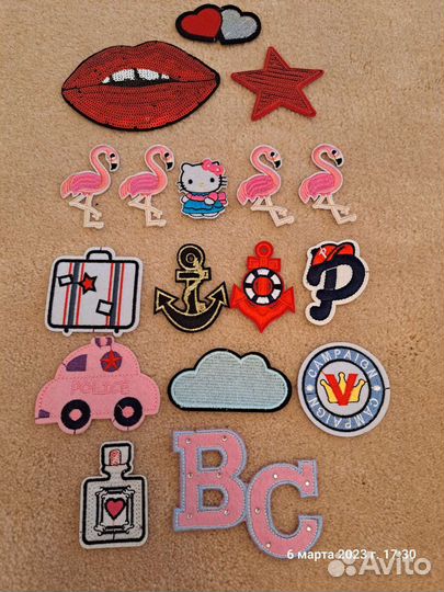 Термонаклейки, аппликация, нашивки на одежду