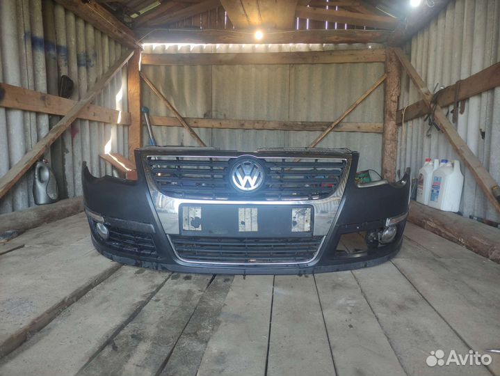 Бампер передний, passat B6