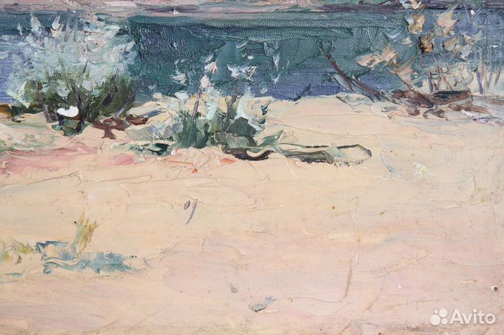 Картина За Волгой. Зингер Г.Е. 1981г