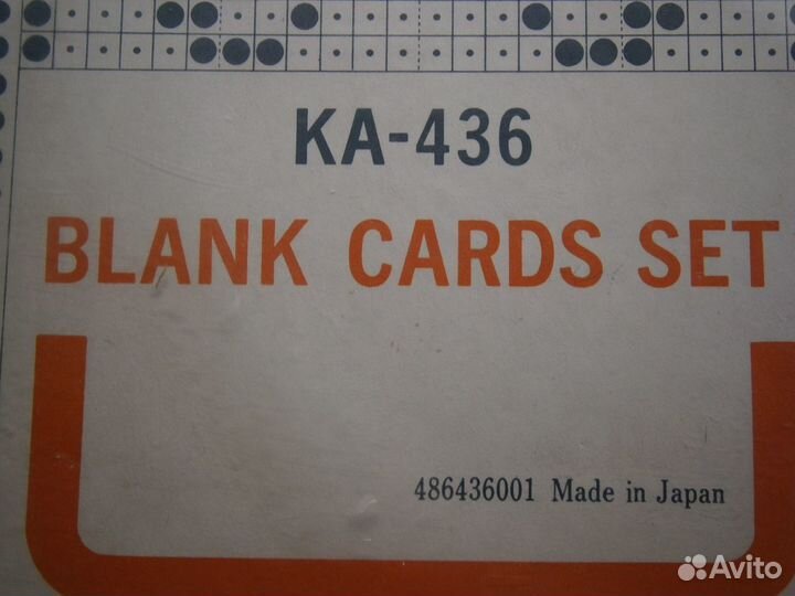 Перфокарты для вязальных маш. Brother,пряжа,люрекс