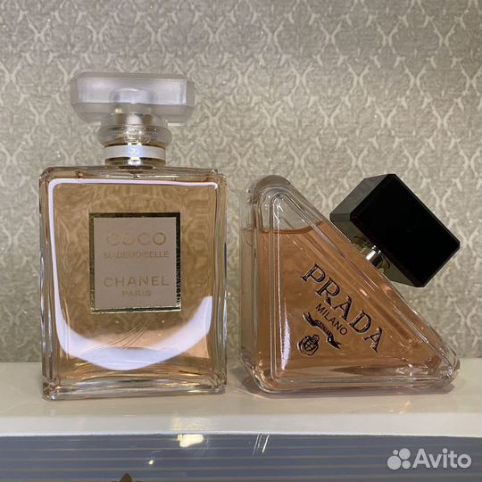 Женский и мужской парфюм