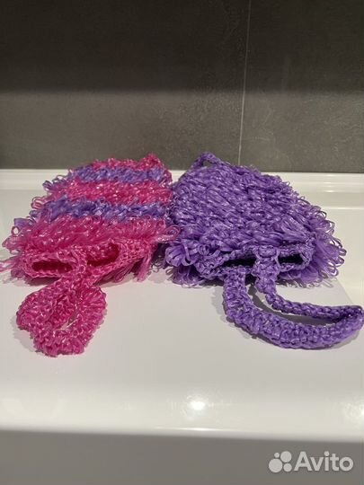 Мочалка вязаная ручной работы