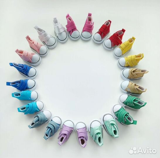 Обувь кеды для кукол