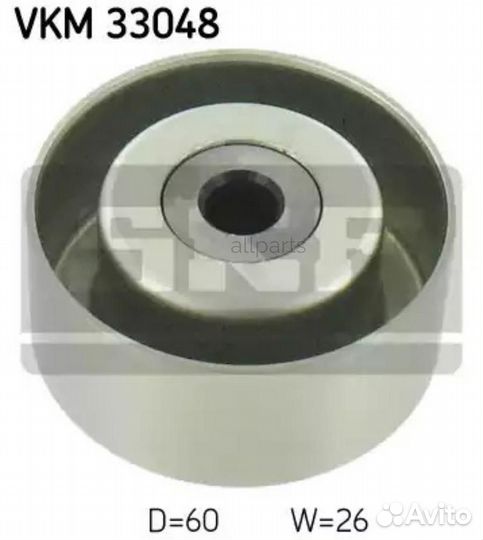 SKF VKM33048 Ролик обводной Citr Berlingo Pe 206 P