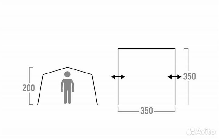 Палатка-шатёр Outventure Royal House