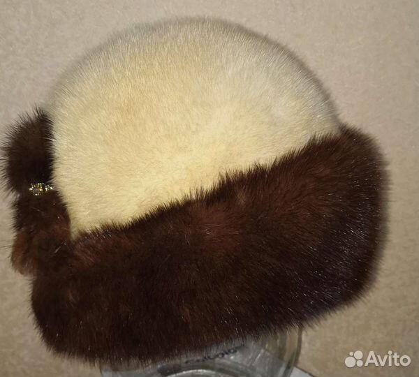 Шапка норковая женская