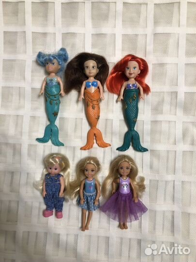 Кукла Барби Челси русалочка мини