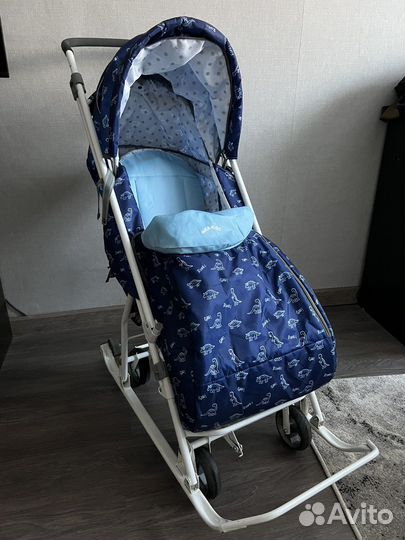 Санки-коляска nika kids «Умка 3-1»