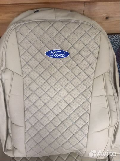 Авточехлы из экокожи Ford focus3