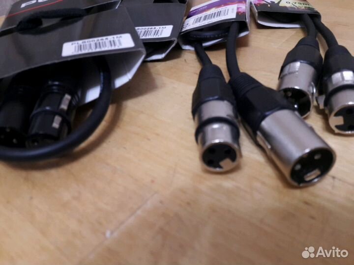 Кабели аудио DMX512 XLR