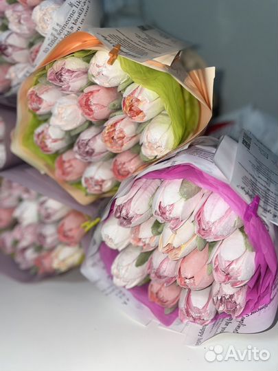 Зефирные тюльпаны