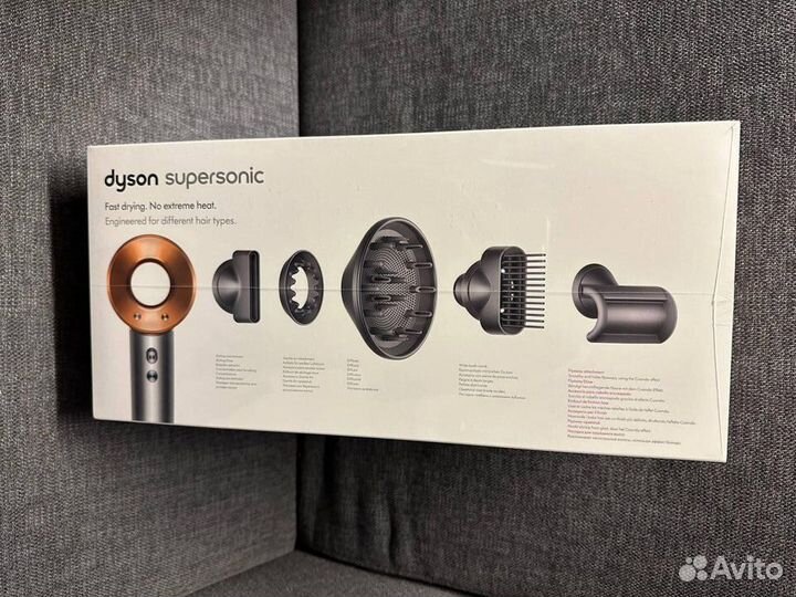Фен Dyson Supersonic HD07 Nickel/Copper Европа RU
