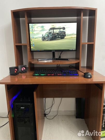 Игровой компьютер с монитором полный комплект