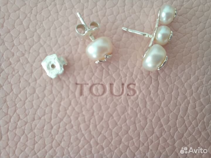 Серьги tous icon pearl оригинал