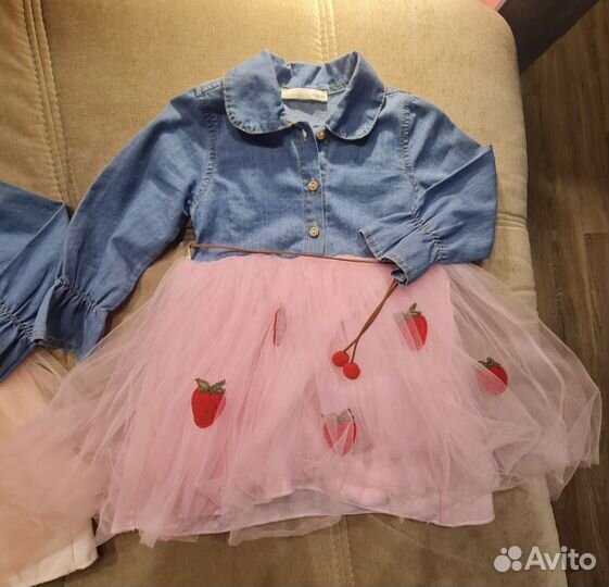 Платье для девочки 86