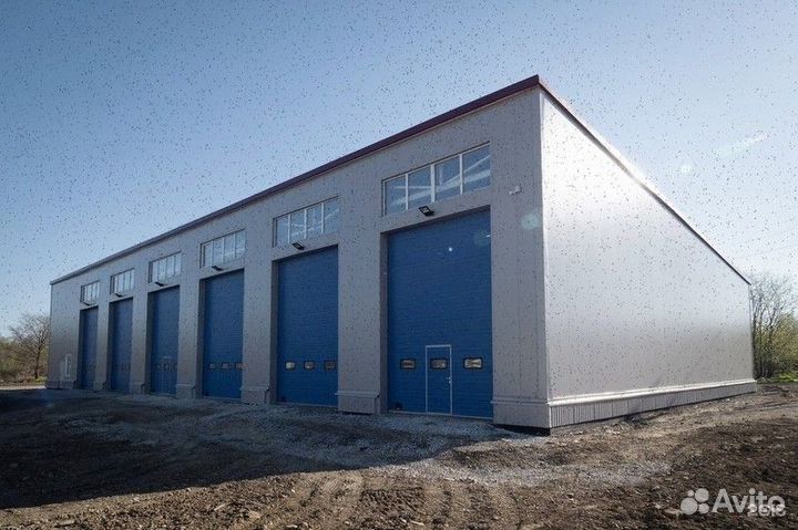 Ангар из металлоконструкций