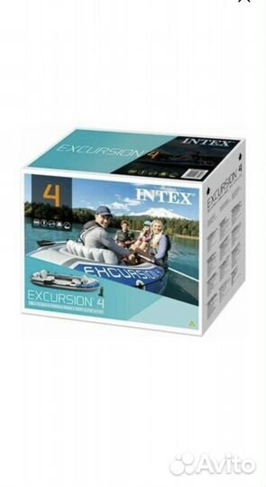 Надувная лодка Intex Excursion 4