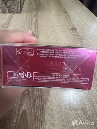 L'EAU DE parfum Miracle lancome,оригинал