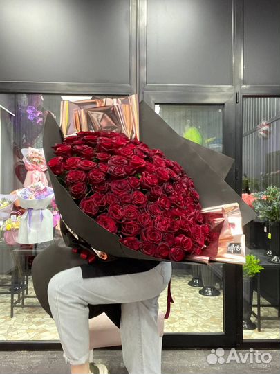 Роза Букет роз 201 101 151 Доставка Розы