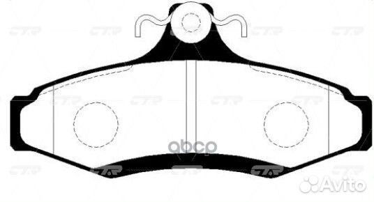 Ckkd-7 Колодки тормозные дисковые зад GK0