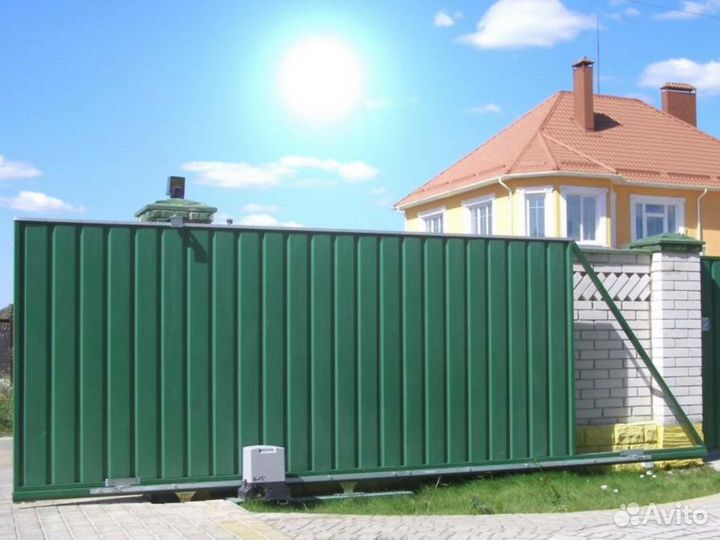 Ворота из металла 