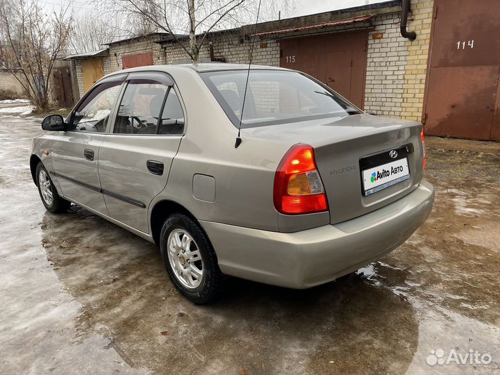 Hyundai Accent 1.5 МТ, 2008, 267 000 км