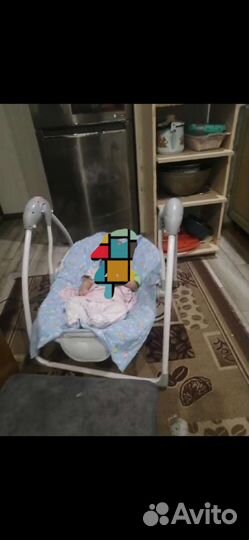Детские электронные качели для новорожденных