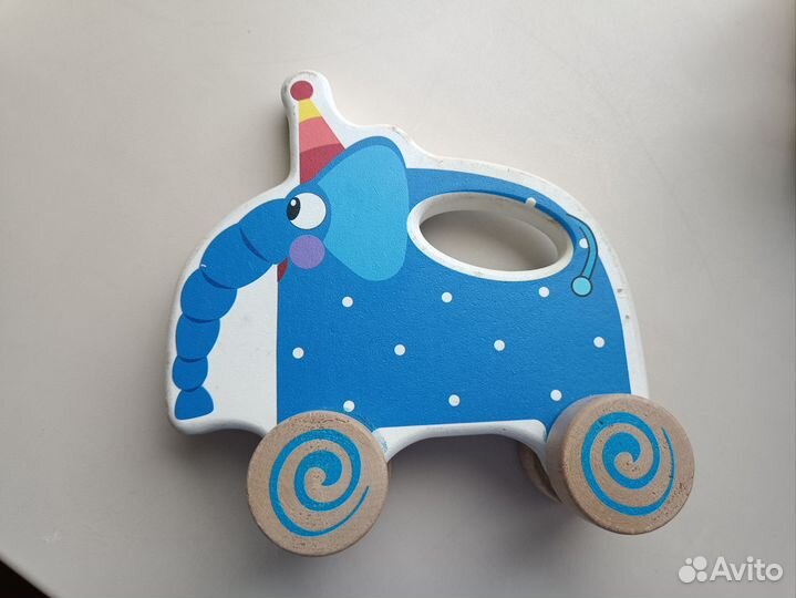 Игрушки деревяшки каталки