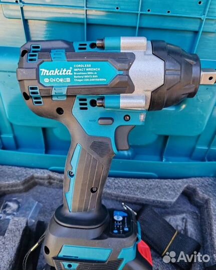 Аккумуляторный гайковерт Makita 800 н.м. (Арт.9848