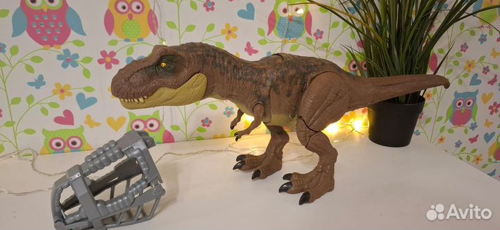 Динозавры jurassic world тирекс