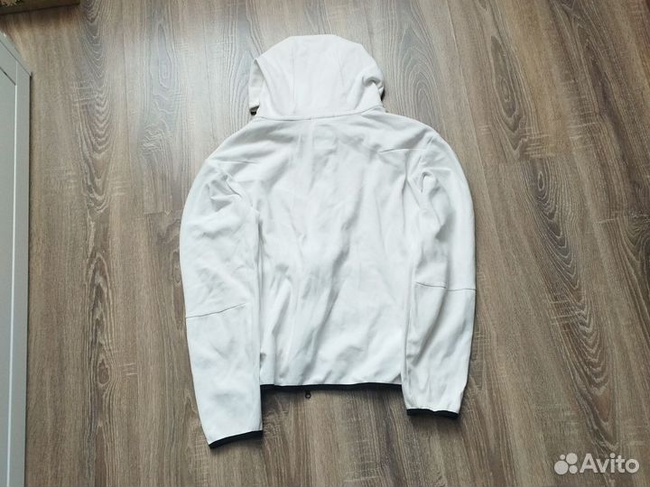 Кофта Nike tech fleece белая размер L