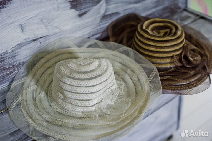 Шляпа летняя соломенная