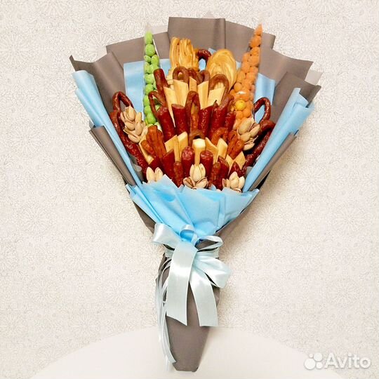 Съедобные букеты мужские