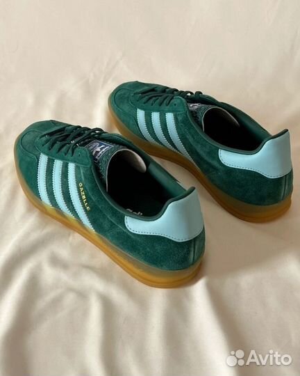 Кроссовки Adidas gazelle indoor Green