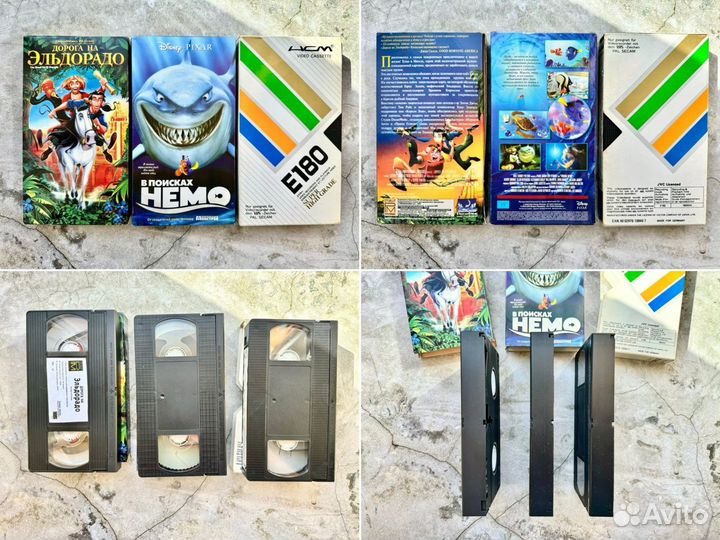 Видеокассеты VHS мультфильмы Disney Дисней