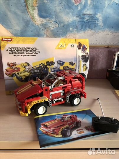 Конструктор на радиоуправлении (автомобиль) 2 в 1