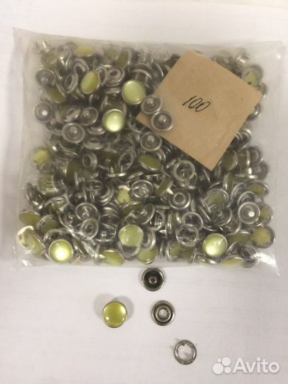 Пуговицы кнопки (швейная фурнитура) 100 шт